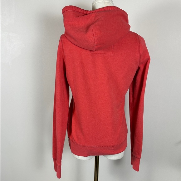 Y2K Vintage Abercrombie & Fitch Pullover Hoodie Preppy Coastal Distressed Logo M - Picture 3 of 7